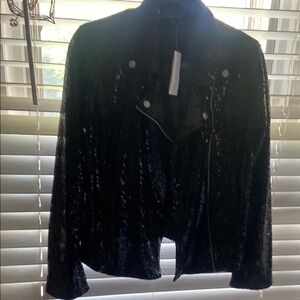 Black Sequin Women's Jacket